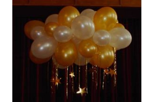 Floating Balloon Cloud with Star